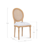PACK 6 ROUNDED CHAISES BEIGE