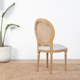 PACK 6 ROUNDED CHAISES BEIGE