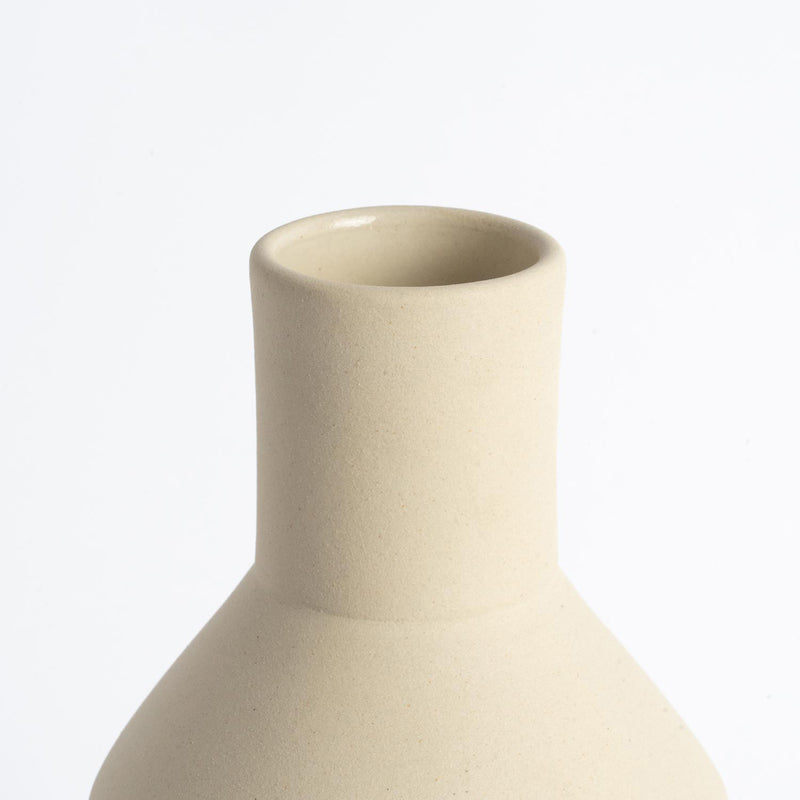 Vase en céramique Naf Beige