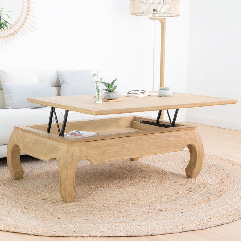 PACK TABLE BASSE CURVE + TABLE D'APPOINT CANA