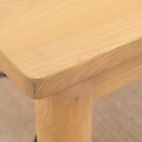 Dane Table de salle à manger à rallonge en bois