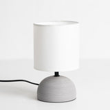 Lampe de table Stevi en céramique grise ou beige