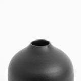Vase en céramique Henta Black