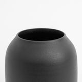 Vase en céramique Yalu Black