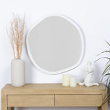 Boni Miroir de dressing blanc décoratif