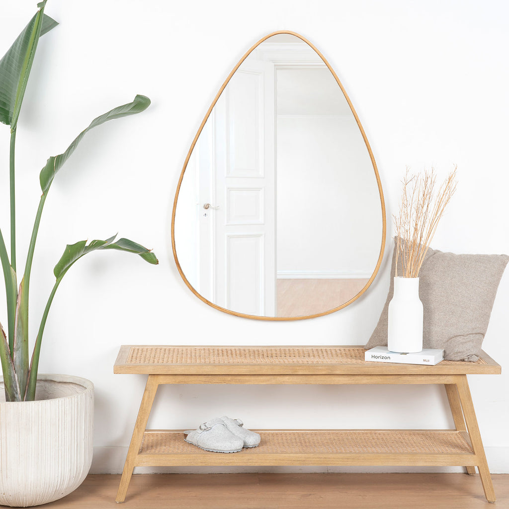 Miroir sur pied Beden en rotin - Miroirs - Wabi Home – Wabi Home FRC