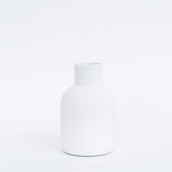 Mara vase organique blanc