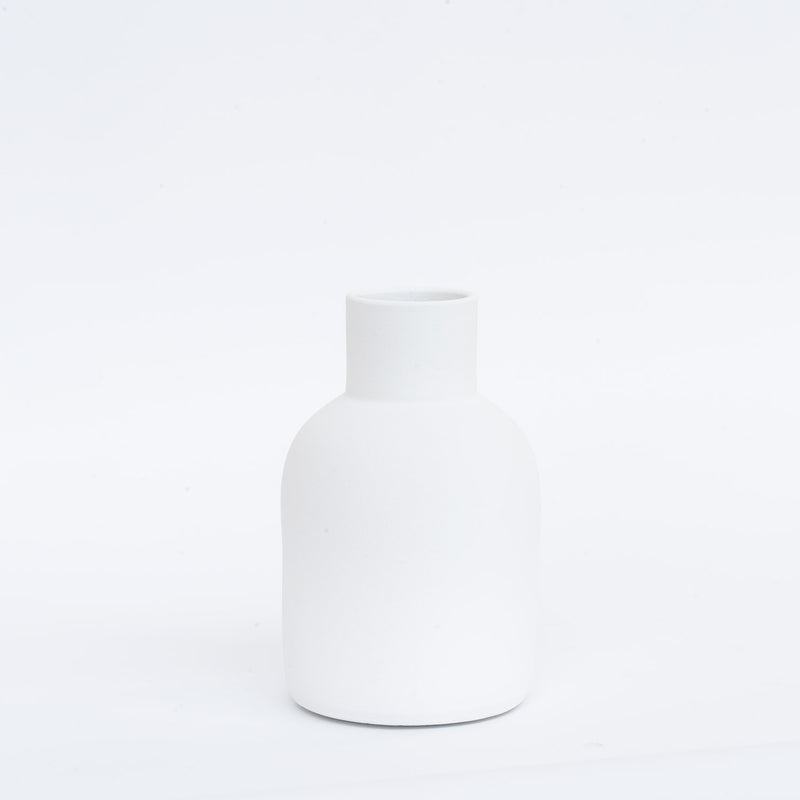 Mara vase organique blanc