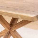 Natura Table salle à manger en bois massif